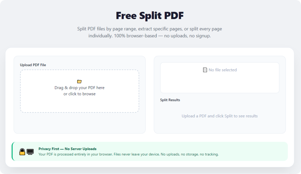 Best Split PDF Tool Without Losing Quality