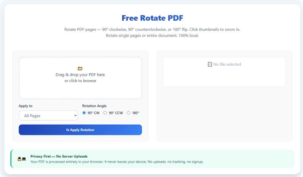 How to Rotate PDF Pages Online Free