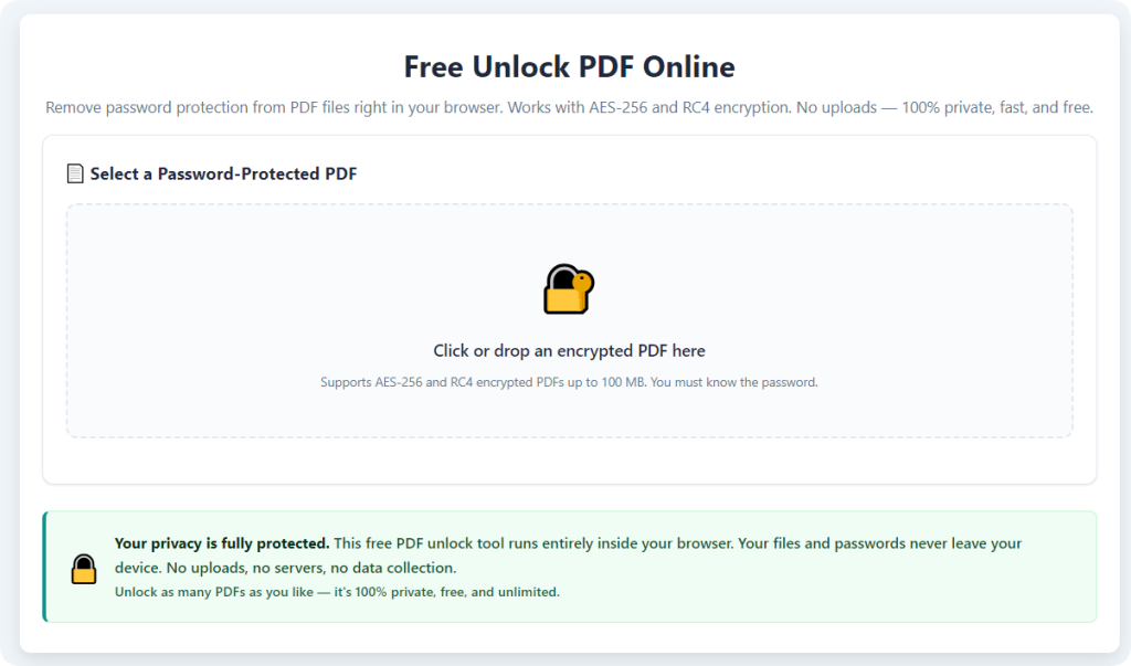 How to Unlock PDF Without Password Free