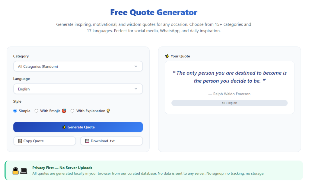 How to Use Quote Generator for Social Media