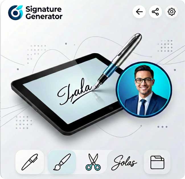Free Signature Generator | Create Digital Signatures Online | ZappyTool