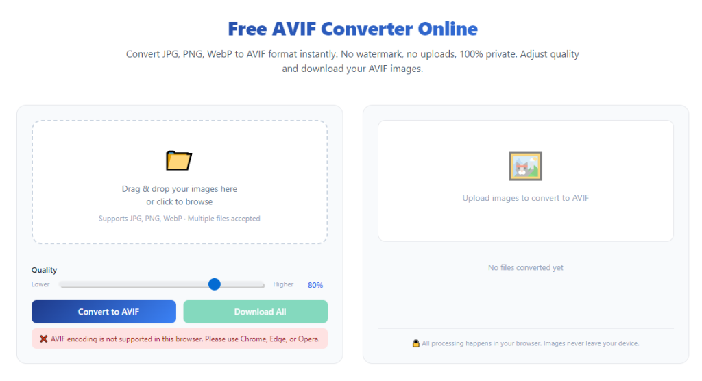 How to Use AVIF Converter Online Step by Step