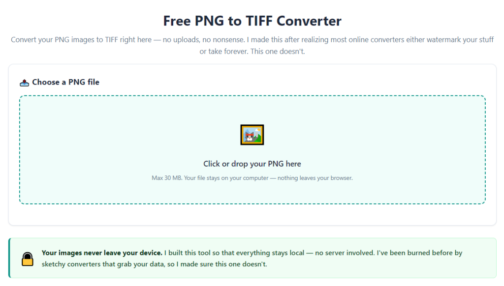 PNG to TIFF converter batch multiple images